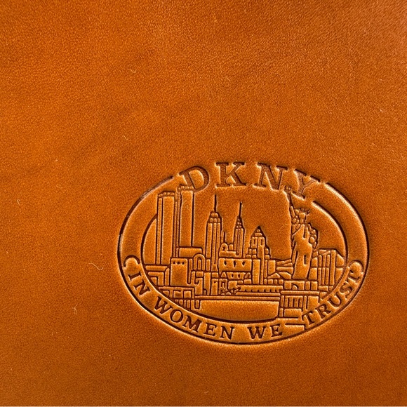 Donna Karan Tan Woven Crossbody Bag - Picture 8 of 11